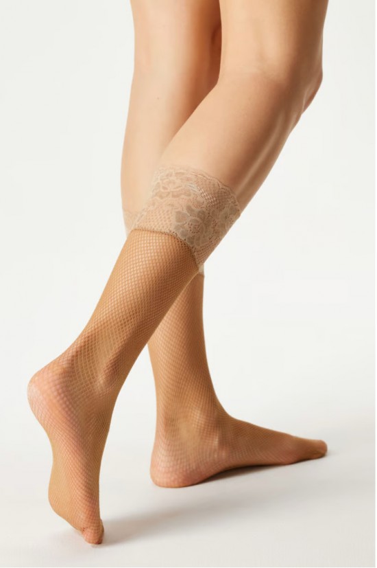 Bas bleu akemi beige