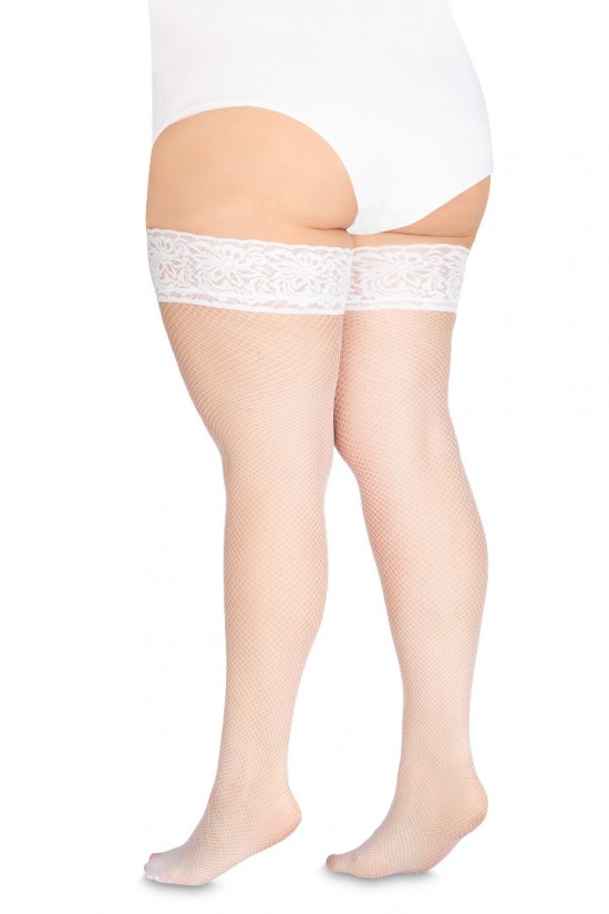 Calze rete bianco 2 7 8