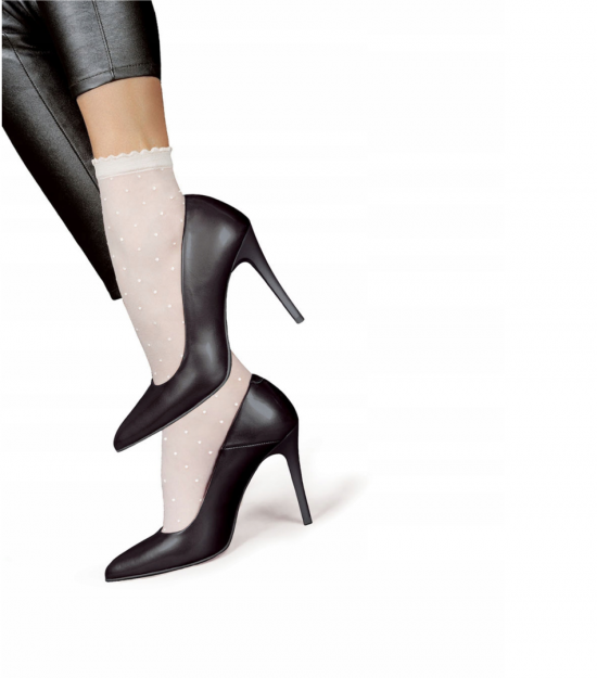 2-Pack Lores Dot Witte Pantysokjes173747